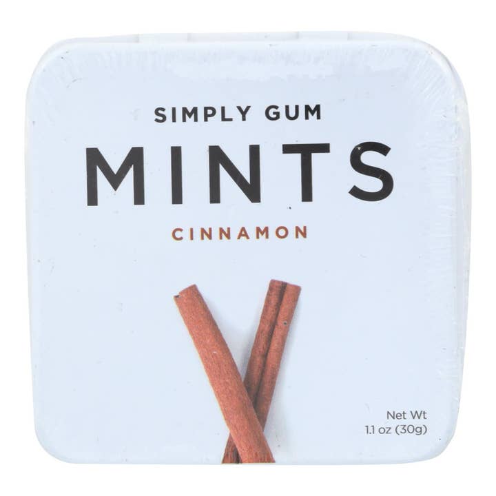 Everyday Supply Co - Wholesale Mints - Simply Gum Cinnamon Mints - Case Of 6 - 30 Ct