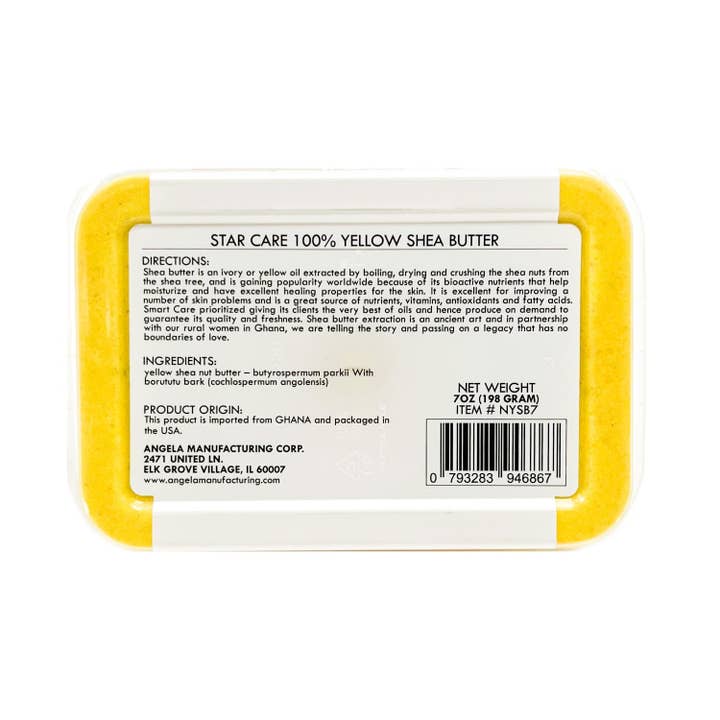 KT Supply – wholesale Hair oil – Star Care 100 Virgin Shea Nut Butter Yellow,14 oz1