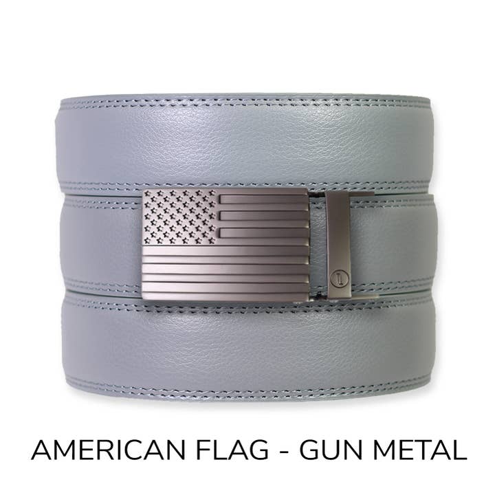 Tough Apparel - Wholesale Belt - Men's - Slate Leather Ratchet Belt & Buckle Set21