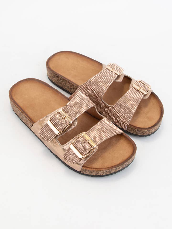 CCOCCI - Wholesale Sandals - Women's - JEWELED BIRKENSTOCK SLIDE3