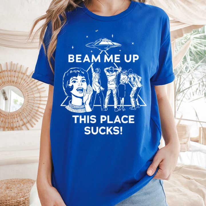 Fais-moi téléporter, cet endroit craint T-shirt ou Sweat-shirt pour la vente par Sam & Seb Co.