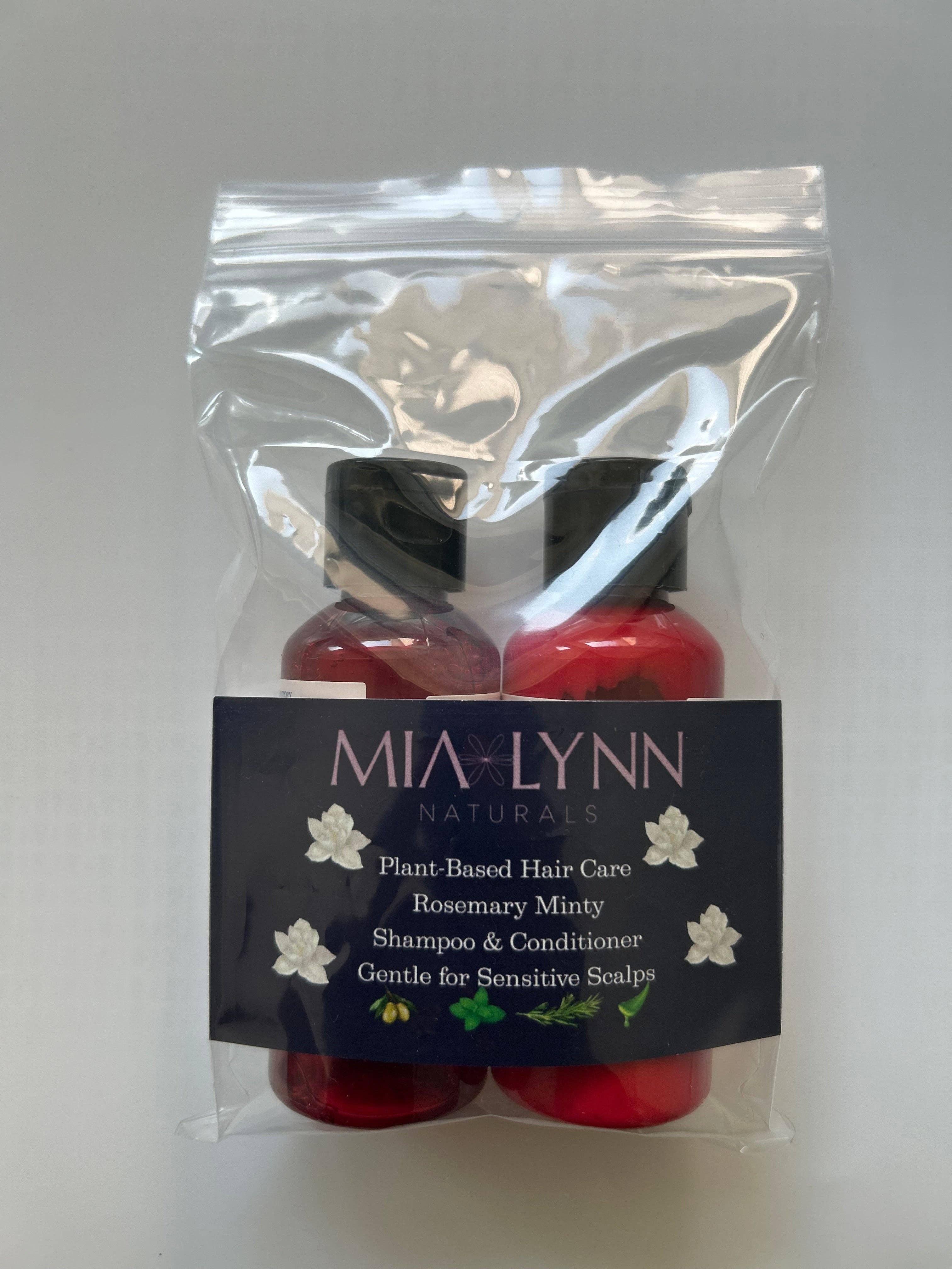 Mia Lynn Naturals - Wholesale 2-in-1 Shampoo & Conditioner - Men's - Travel Size Rosemary Minty Shampoo and Conditioner10