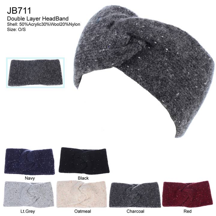 JB711 - Fascia scaldaorecchie One Dozen Turban per la vendita all'ingrosso da parte di Jasper Trading LLC