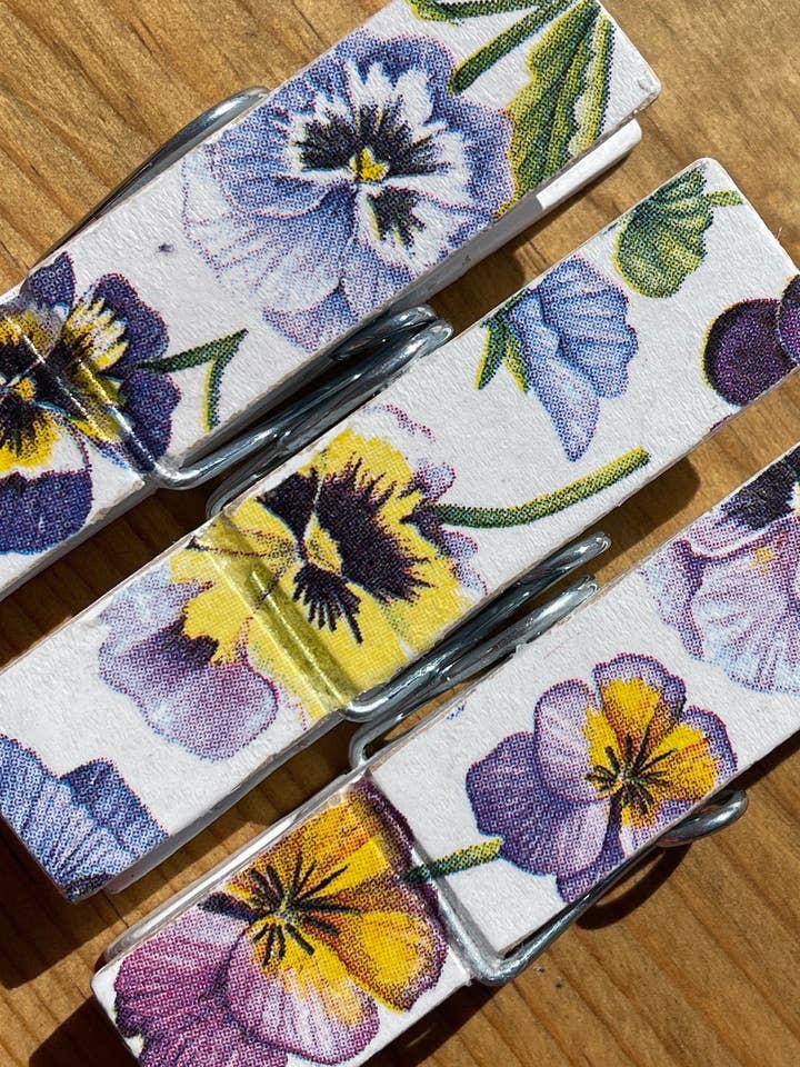 Stedmoderblomst Chips Snack Klemmer for engroshandel hos NanCBeeCreations