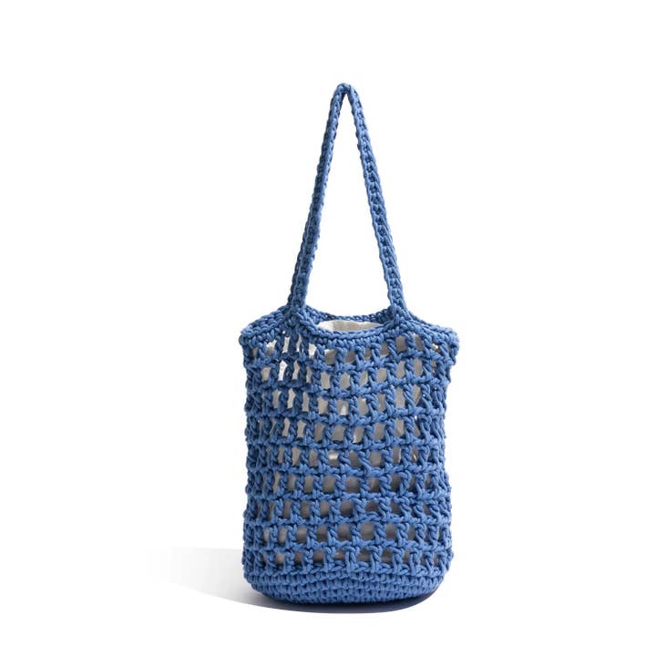 Borsa a tracolla estiva primaverile in crochet traforato per la vendita all'ingrosso da parte di Sook Stainable