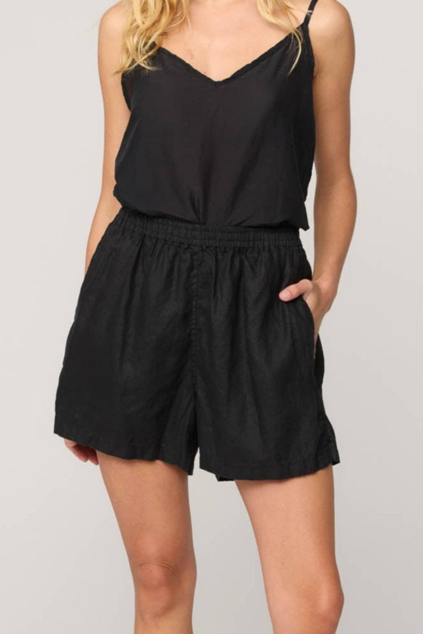 Primness - Vente Short – femme - LAKESIDE SHORT - NOIR3