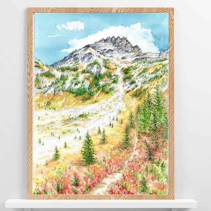 Seven-Fingered Jack | Arkivvandfarvekunsttryk - Emma H. Baldwin for engroshandel hos Wild Life Design Co.