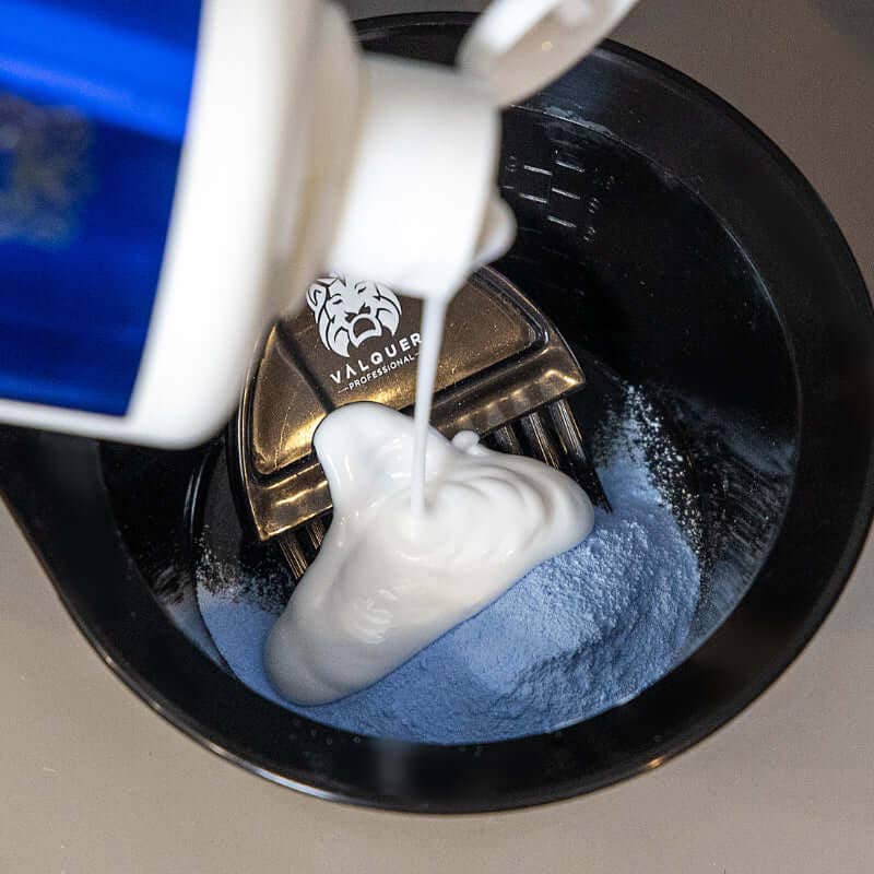 Valquer Laboratorios - Wholesale Hair Pomade - Men's - Deco Premium Pack: 30 Vol Oxidant + Decoblue Powder 1000 ml2