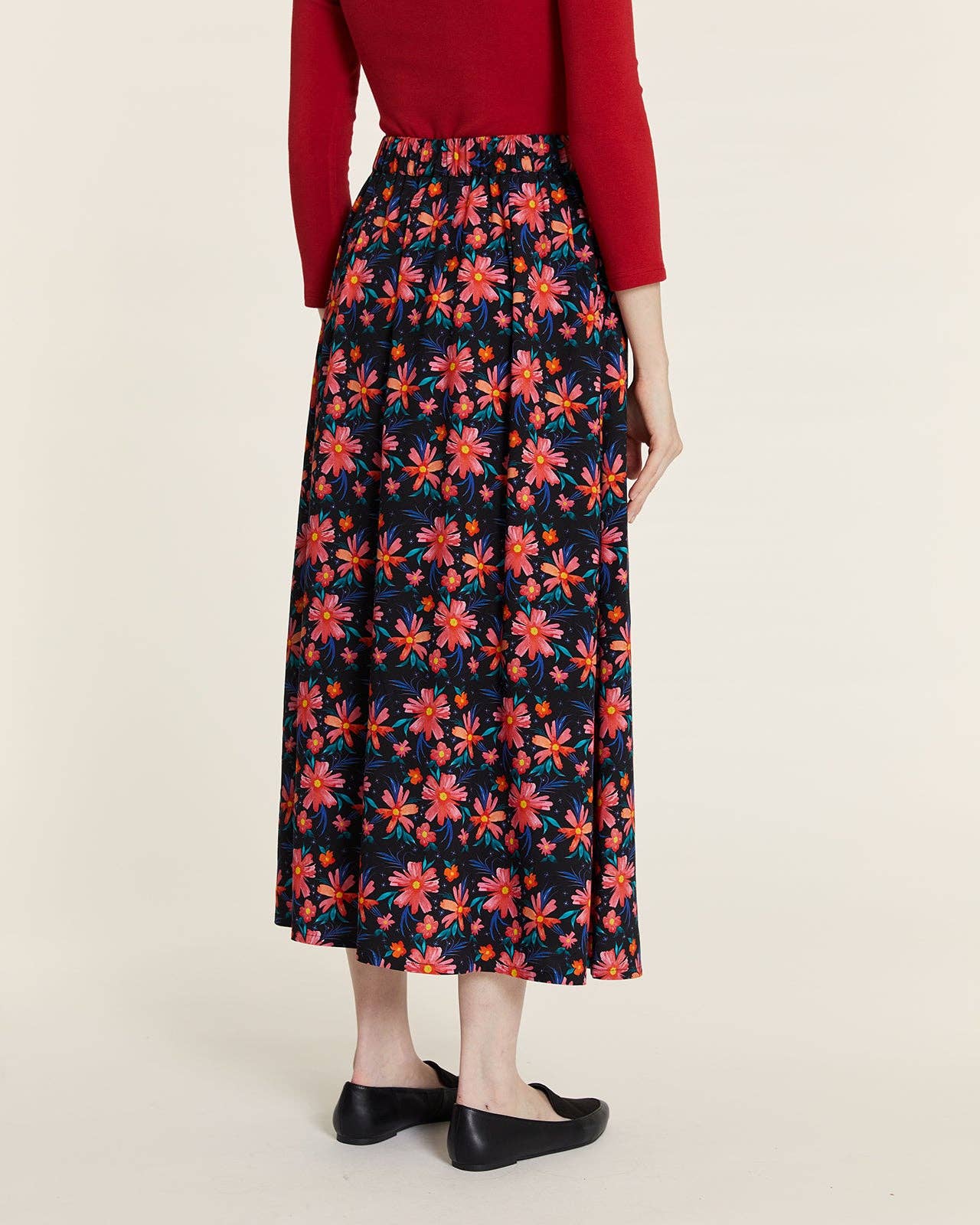 Pepaloves - Wholesale Skirt - Women's - FALDA FLORAL RIZADA3