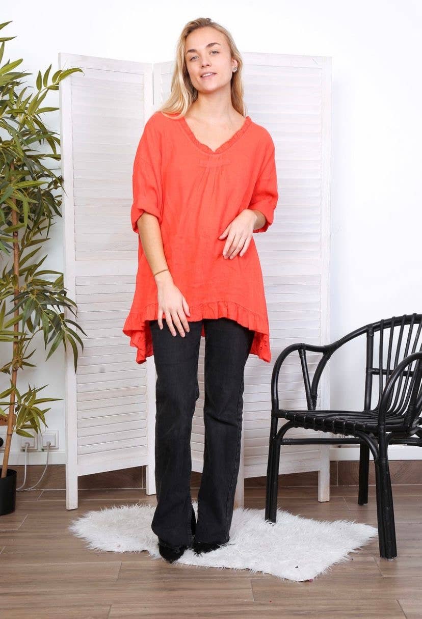 LÉA & LUC - Wholesale Tunic - Women's - 100% Linen Tunic REF.1076866