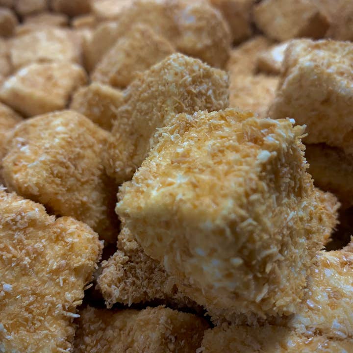 O'Shea's Candies Sweet Shop - Wholesale Marshmallow - Old Fashioned Marshmallow Squares w/ Toasted Coconut 12PK
