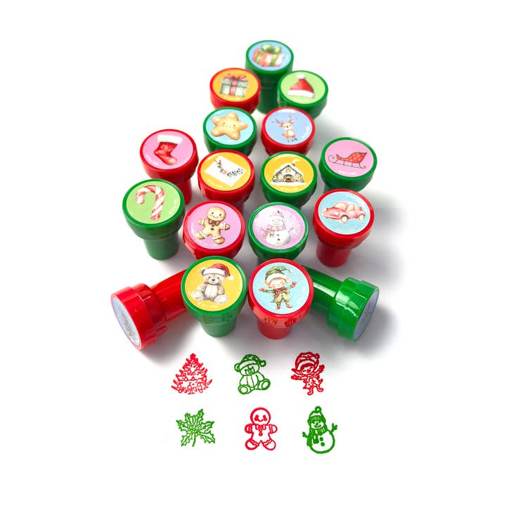 Tiny Mills - Wholesale Rubber/Decorative Stamp - Kids & Baby - Vintage Rustic Christmas Stampers for Kids2