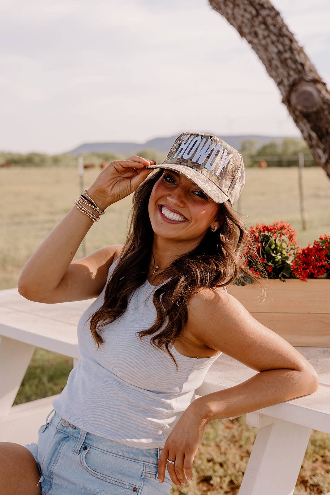 Worthy Hat Co. - Wholesale Trucker Hat - Women's - Howdy Camo2