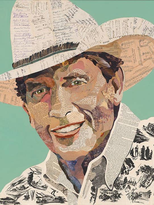 George Strait-print met acryl ingelijste George Strait-print voor wholesale door Brenda Bogart