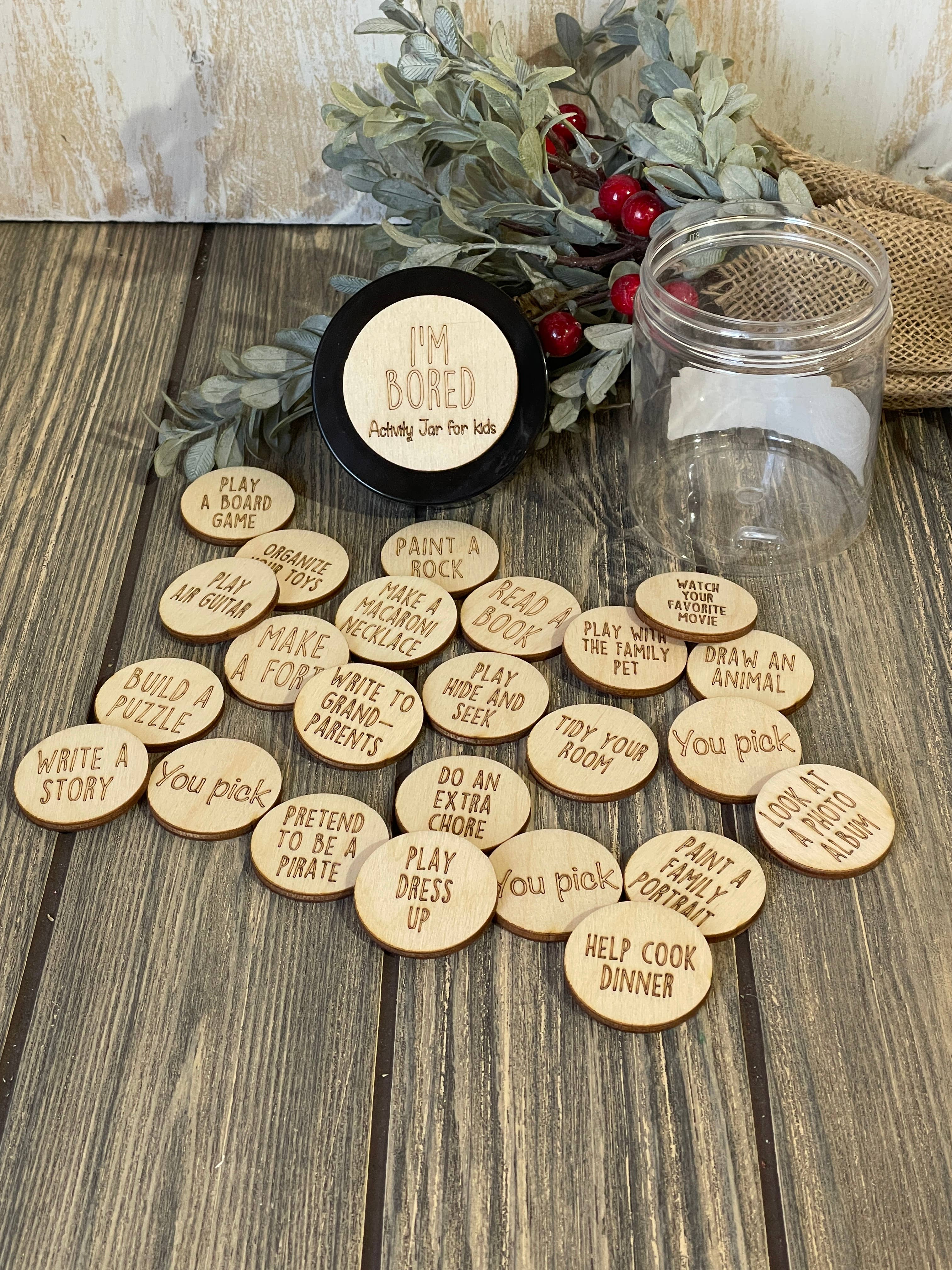 The Lantern Boutique - Wholesale Jar - Keep Kids Entertained with the "I'm Bored" Activity Jar!3