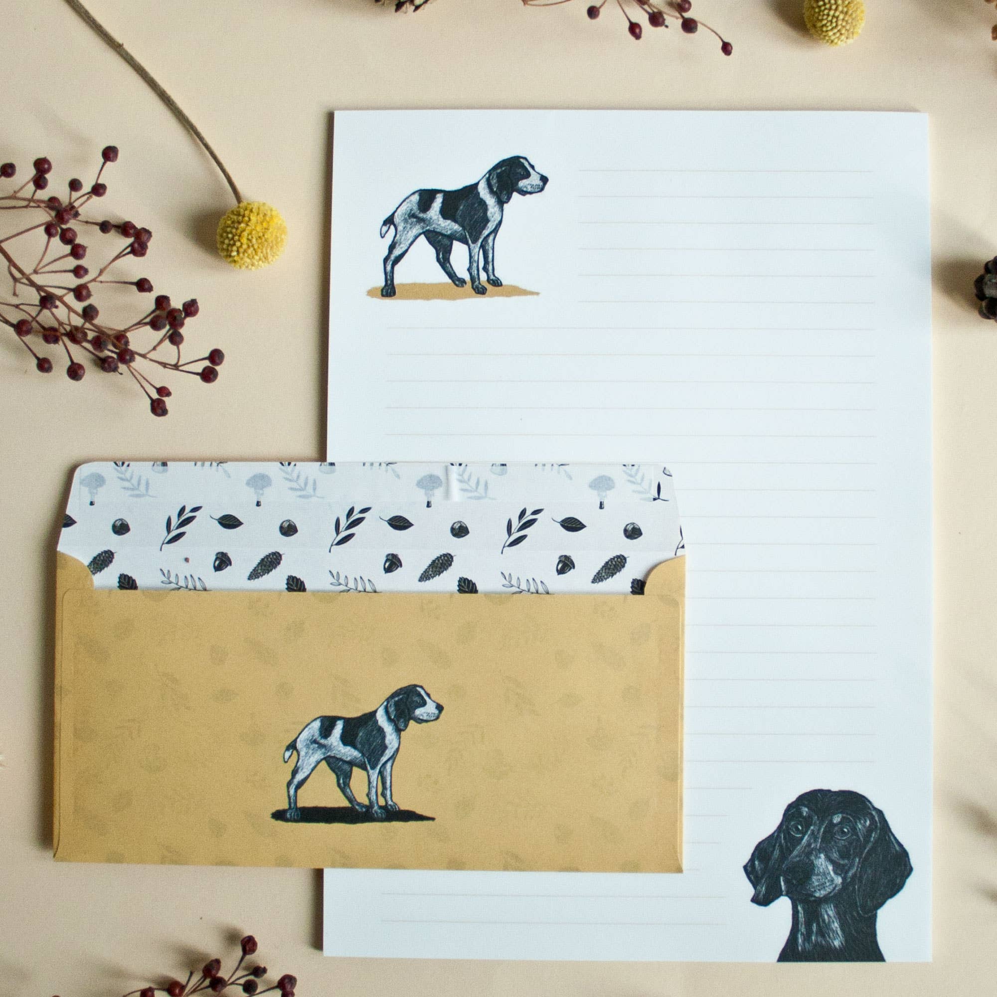 Katja Rub - Wholesale Stationery/Notecard Set - Stationery Set Dogs1