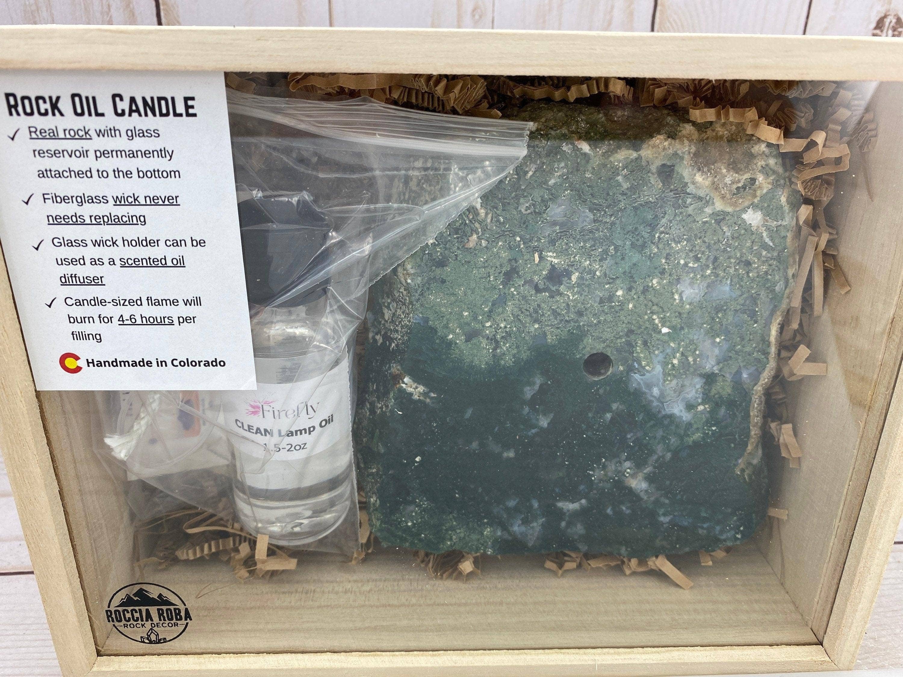 Roccia Roba - Wholesale Gift Box - Rock Candle Gift Box - moss agate5