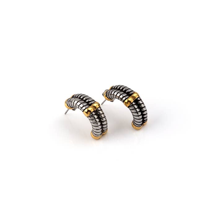 Steel Earring GKE230825091 for wholesale by Shebiju