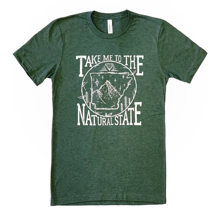 Take Me To The Natural State / Arkansas T-Shirt for wholesale by AR-T's