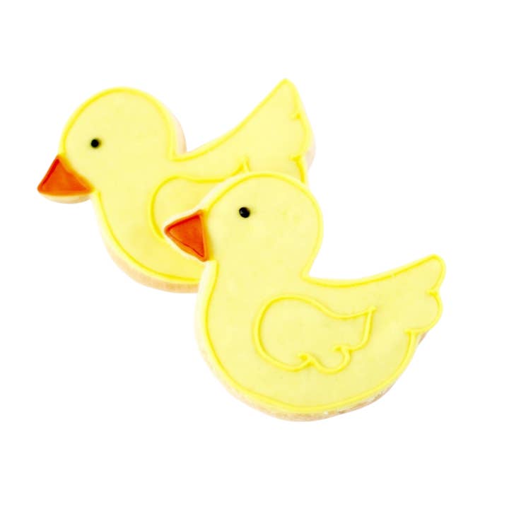 Rubber Ducky Cookies for wholesale by Sweet Sanctions LLC