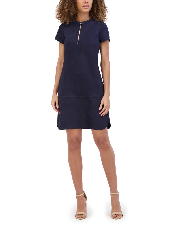 Kensie- Strækkjole i imiteret ruskind for engroshandel hos Kensie & Siena