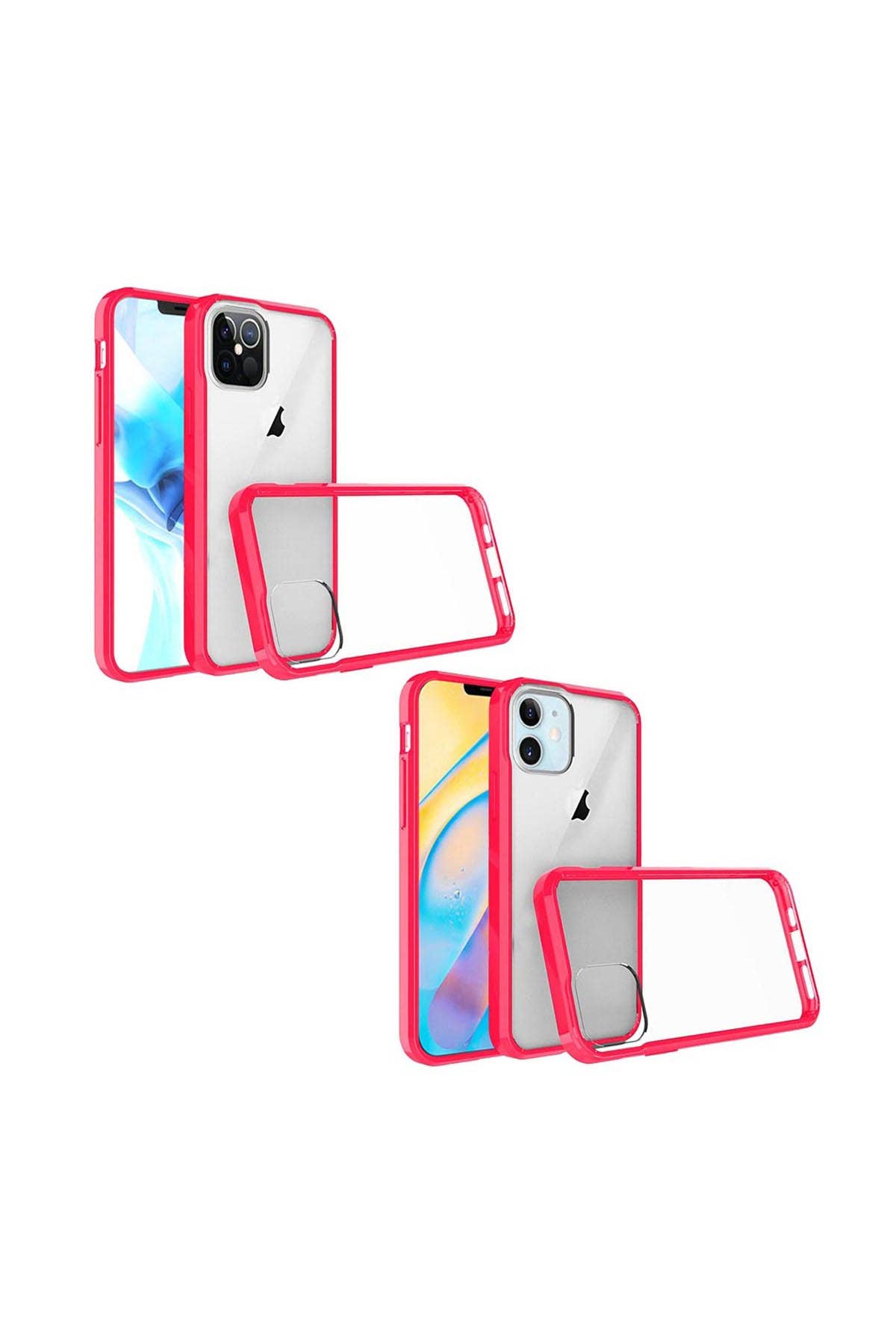 MYS Wholesale Inc - Wholesale Phone Case - Women's - iPhone 12/Pro(6.1 only) Bumper Clear Transparent Case Cover1