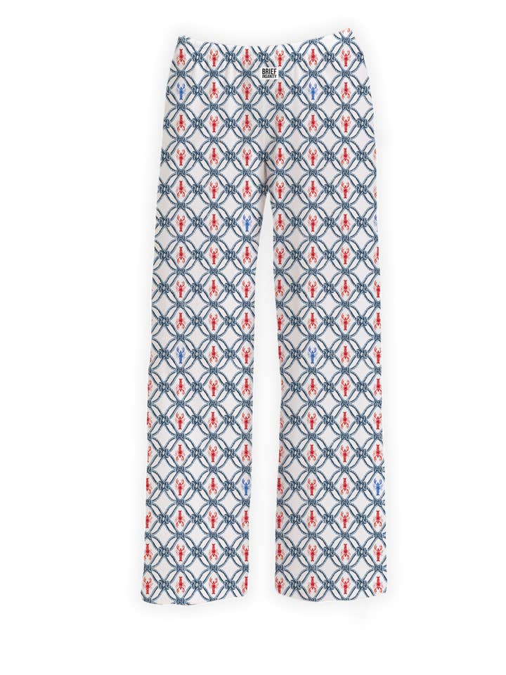 BRIEF INSANITY - Wholesale Sleepwear Bottom - Women's - Nautical Lobster Pajama Pants