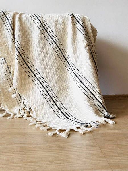 Tayf - Wholesale Throw Blanket - Bursa Handmade Organic Cotton Throw Blanket0