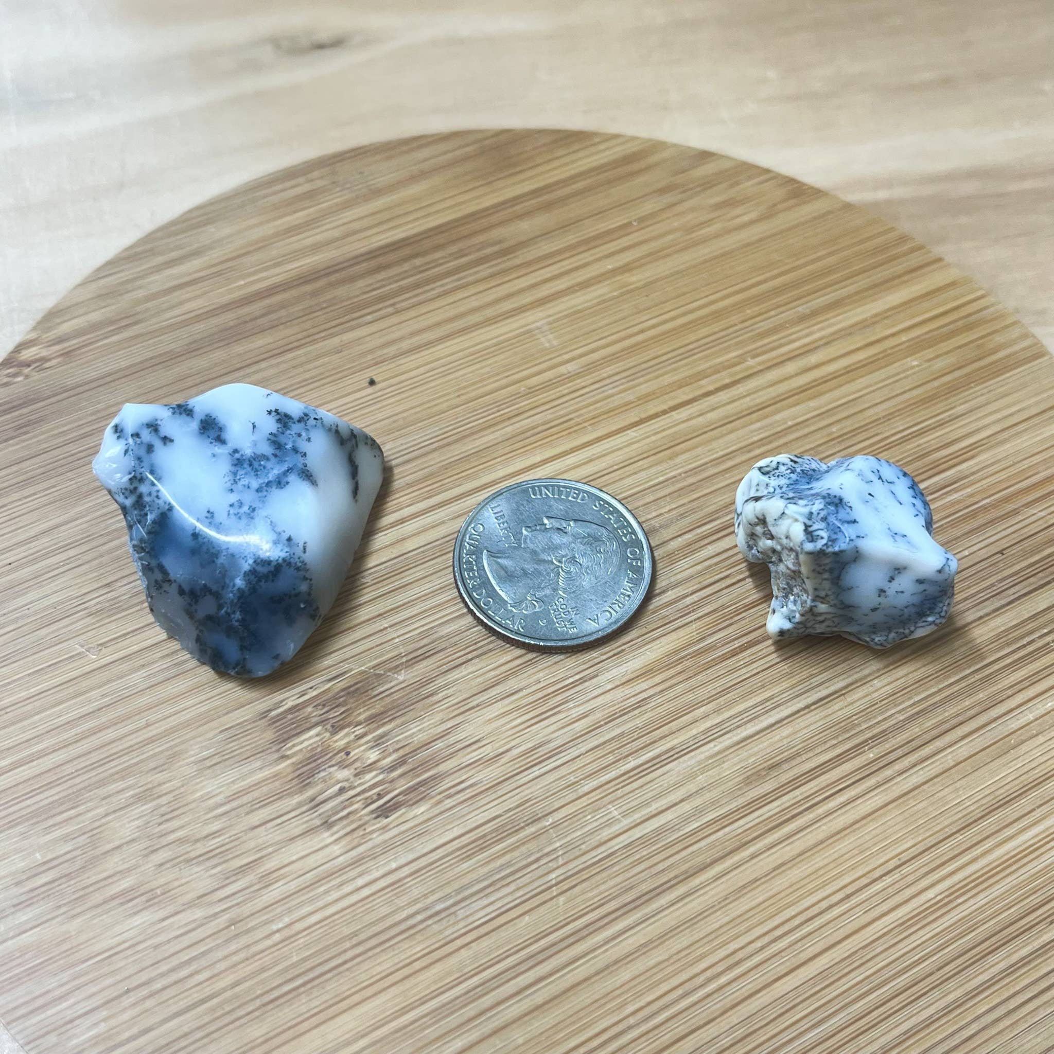 Crystal Deal· Wholesale Crystals & Gifts – Engroshandel Spirituelle sten og krystaller – Dendritiske opaler, 1,25" - 2", parti med 10 stk.2