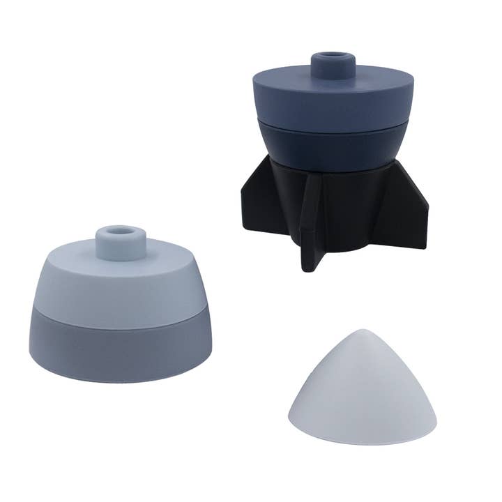 Living Textiles - Wholesale Puzzle – Child - Silicone Rocket Stacking Puzzle1