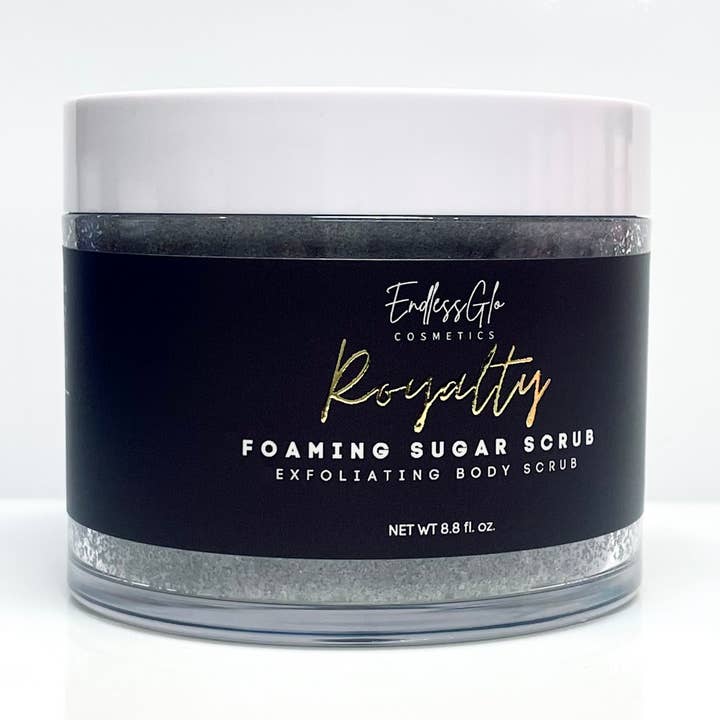Gommage moussant au sucre Royalty pour la vente par EndlessGlo Cosmetics