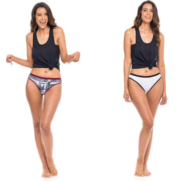 I-Wear Brands - Wholesale Ondergoed - Dames - 12-pack microvezel hi-cut bikinibroekje voor dames3