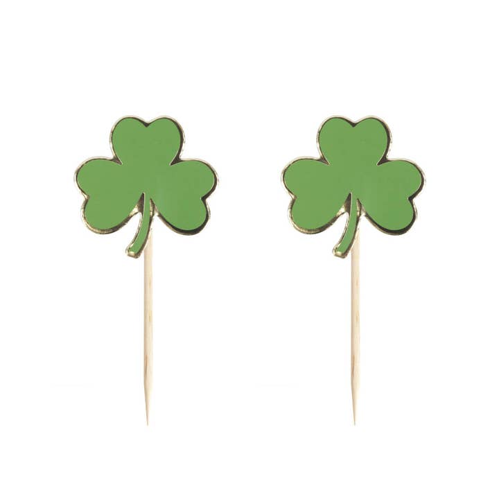 SAINT PATRICK'S CLOVER COCKTAIL PICKS X10 for wholesale by Tim&Puce Factory