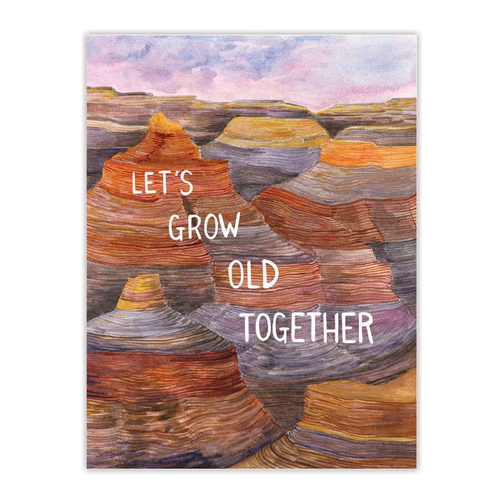 Let's Grow Old Together - Tarjeta de amor para el día de San Valentín para venta al por mayor de Yardia