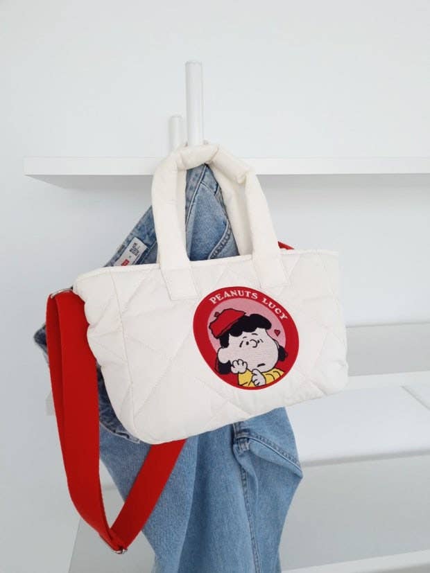 Little Light - Wholesale Shoulder Bag - Women's - Premium Snoopy Quilted Shoulder Bag18