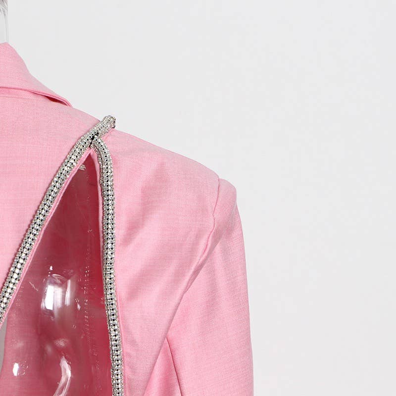 Productseeker – Casaco de fato – Mulher por atacado – Bl9-Y Casaco de Terno Diamante Sem Costo Outono - Versátil e Sexy16