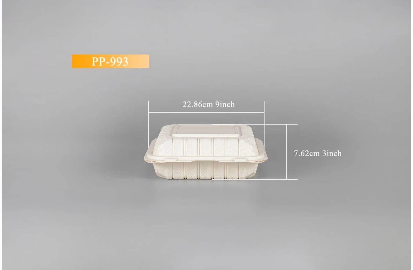 GW Restaurant Supplies – Großhandel Lebensmittelbehälter – Weiße Lebensmittel-Restaurant-Mitnahmeboxen, 1 Fach, 150 Stk.2