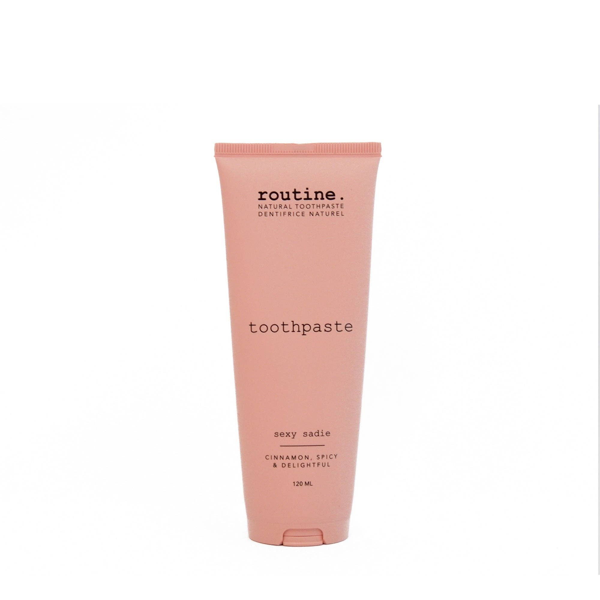 Routine - Wholesale Toothpaste - Sexy Sadie 120ml Natural Toothpaste
