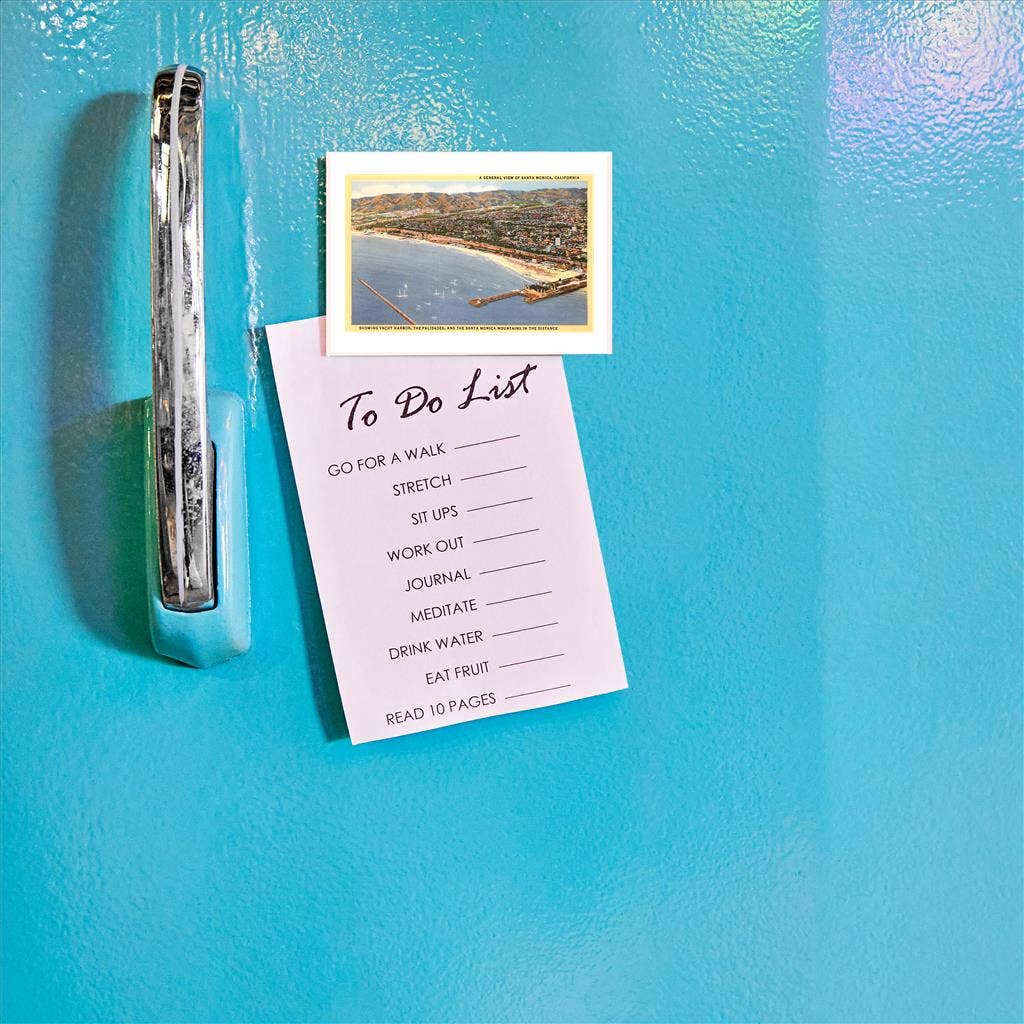 Found Image Press - Vente Aimants - Aimant LA-117 Vue aérienne de Santa Monica, Californie1