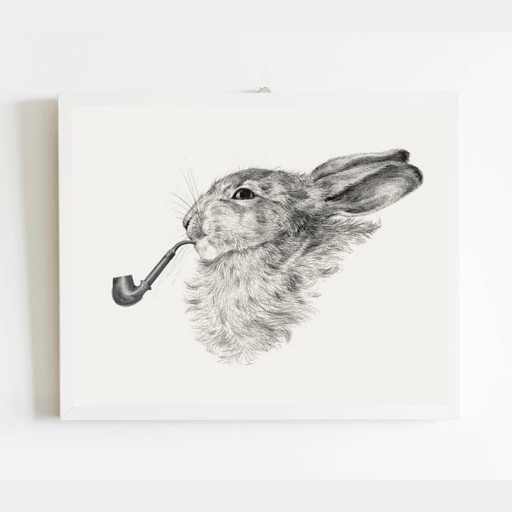 Sea to Skye - Wholesale Art Print - Mr. Gentleman Rabbit Antique Art Print4