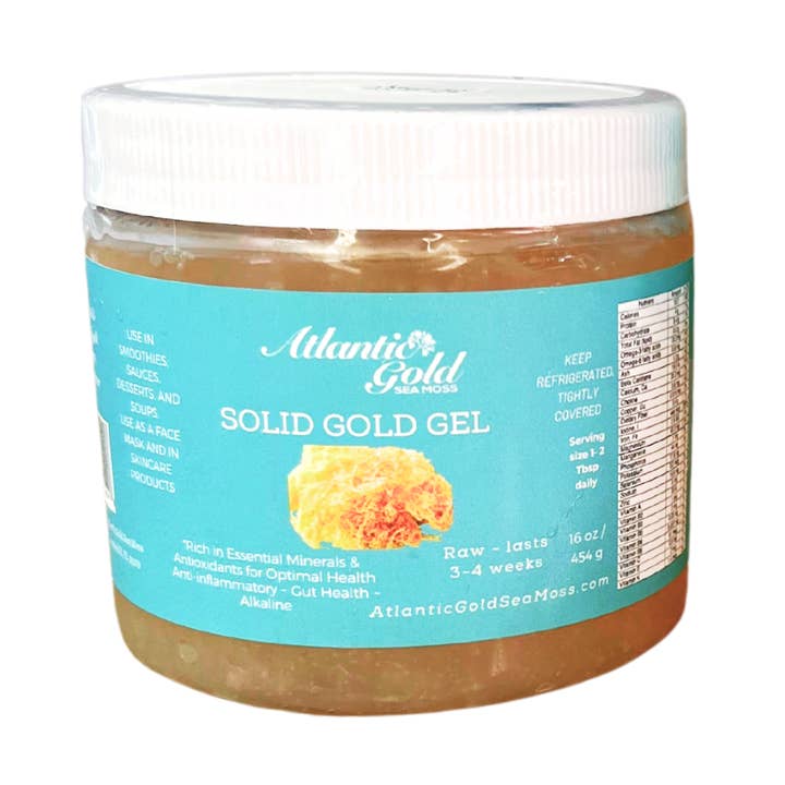 Solid Gold Sea Moss Gel for wholesale by Atlantic Gold Sea Moss