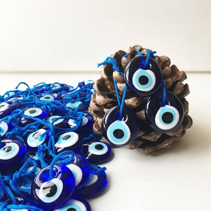 Evileyefavor – Großhandel Tischdeko – Evil Eye Bead, Blauer Glasanhänger Evil Eye