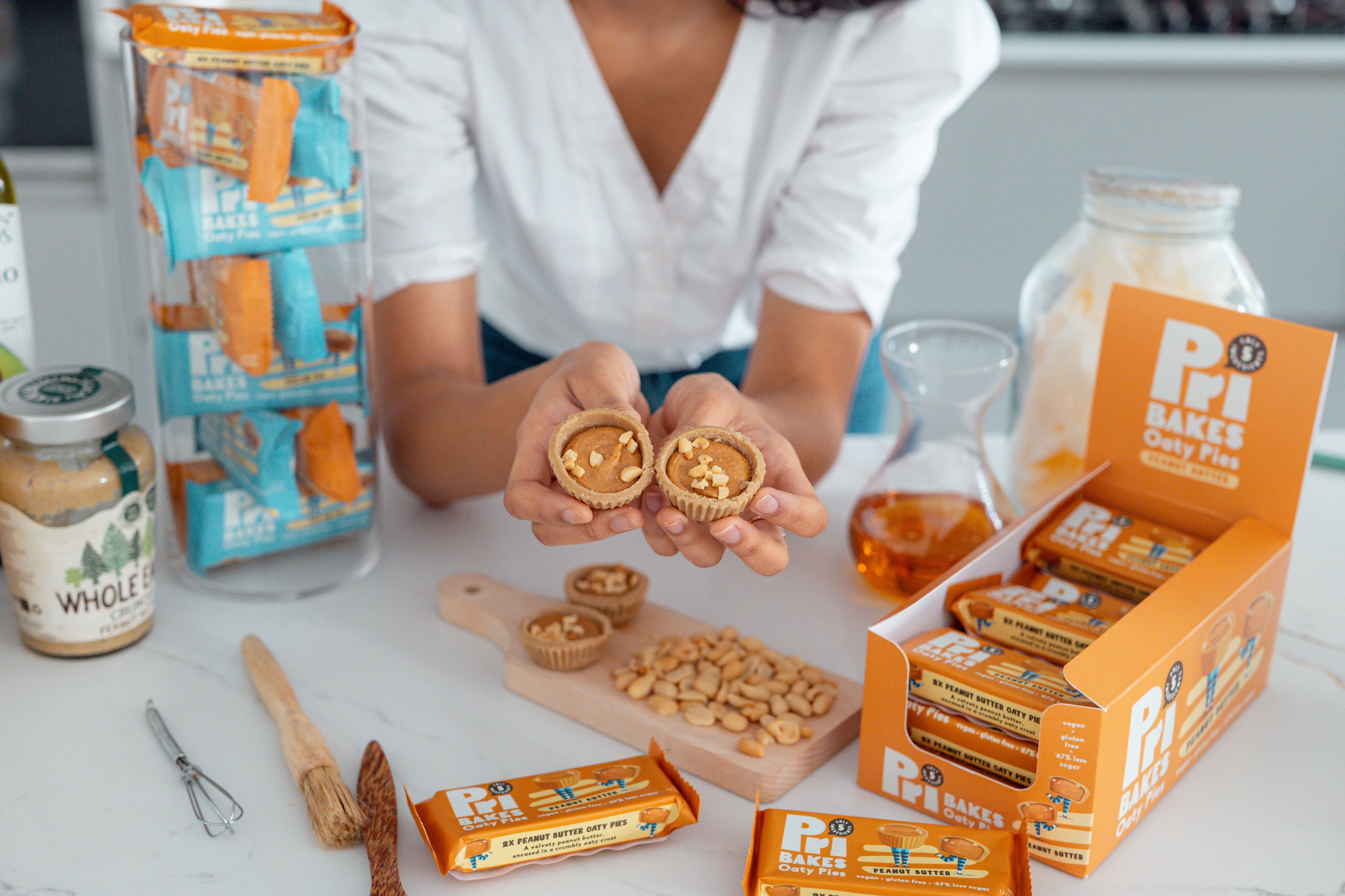 Pri Bakes – wholesale Snack bar – Healthy Vegan Snacks, Peanut Butter Oaty Pies4