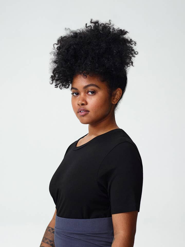 Petite Tee Rex - Black for wholesale by Universal Standard