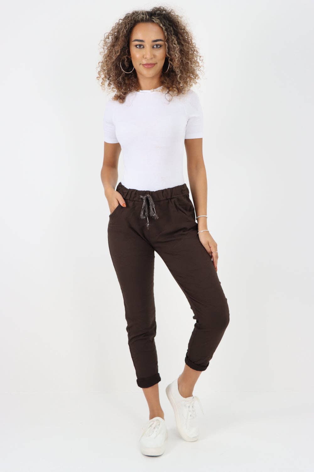 Miss Bold – Großhandel Hose – Damen – Einfarbige Zauberhose für Damen, italienisch, mehrfarbig16