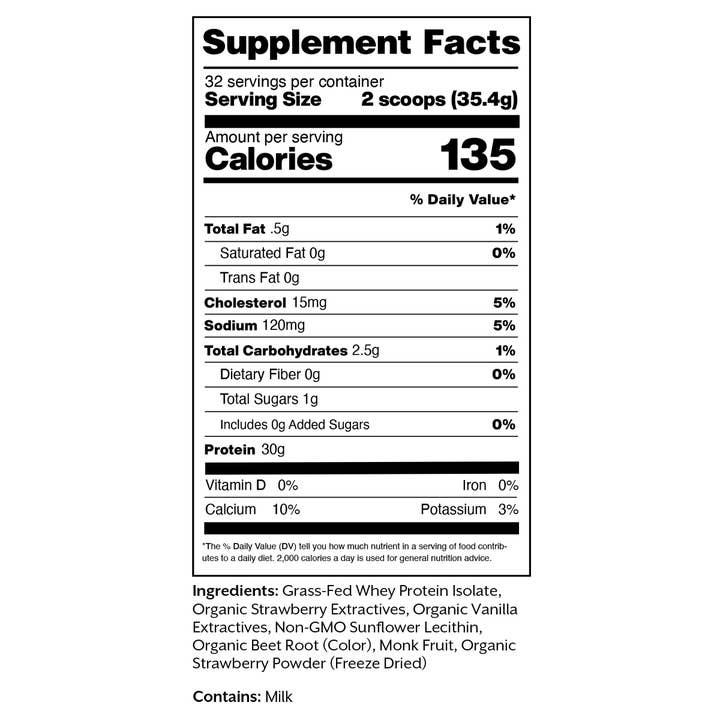 Promix - Wholesale Protein/Superfood Powder - Strawberry Milk Whey Protein Isolate Powder3