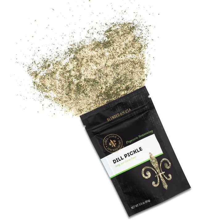 Dell Cove Spices & More Co. - Wholesale Dried spice mix - Dill Pickle Popcorn Seasoning - Tangy, Sour Snack Topping2