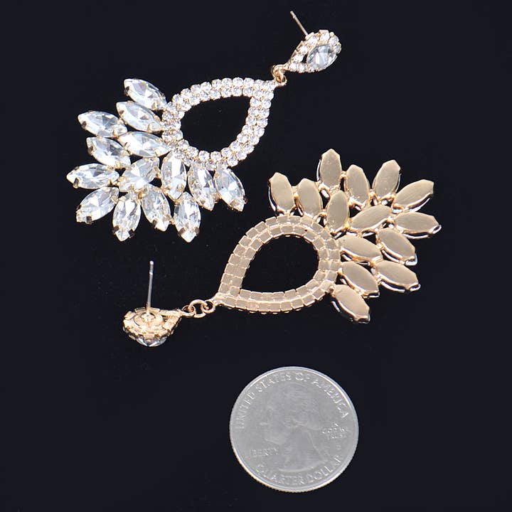 3AM BY H&D ACCESSORIES - Wholesale Dangle Earrings - Rhinestone Dangle Earring2