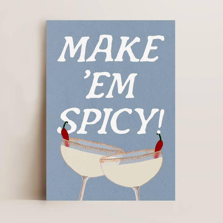Make 'Em Spicy Print for wholesale by Alluvion