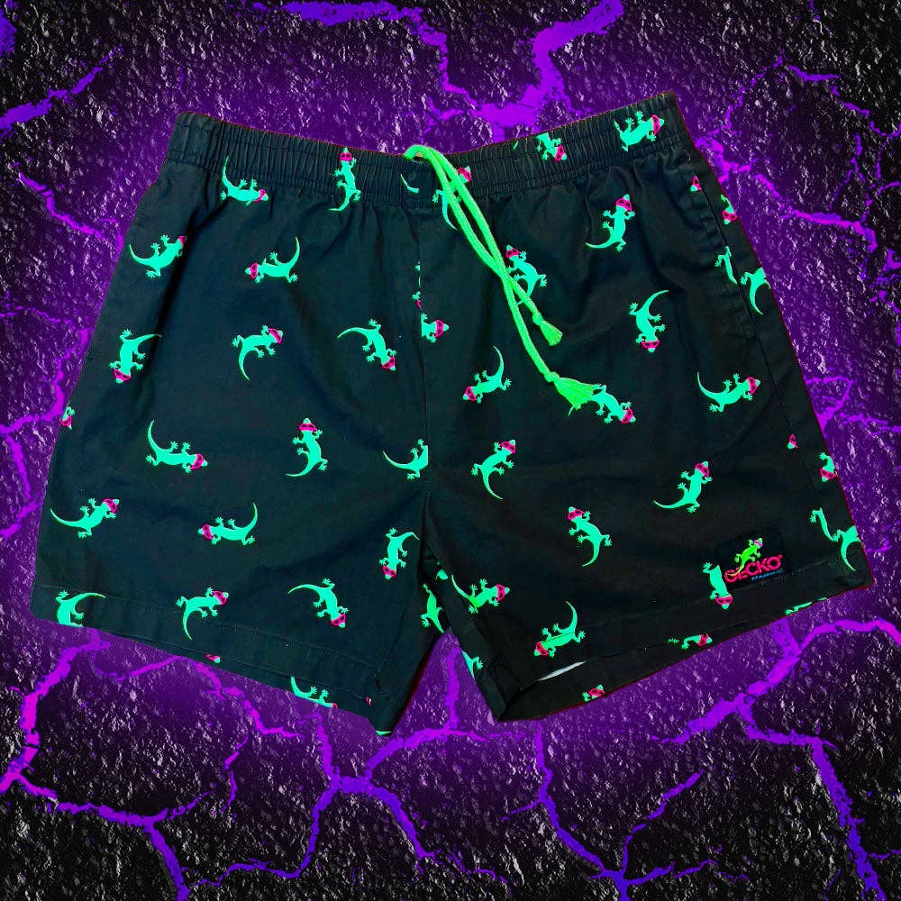 The "Original Gecko" OG Cotton Shorts Black for wholesale on Faire1